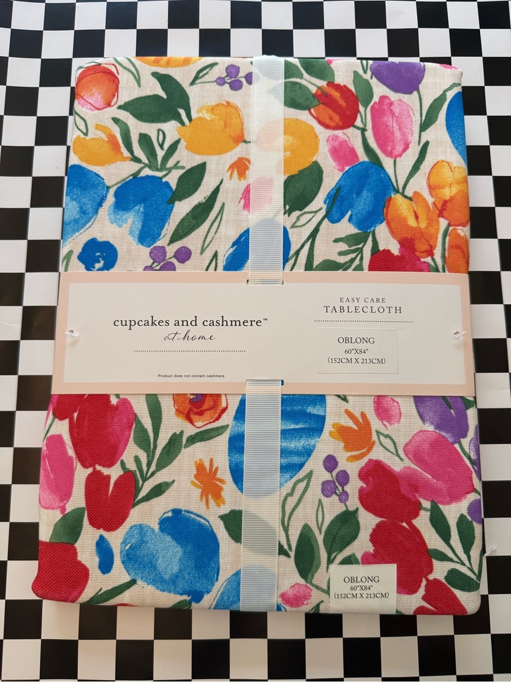 cupcakes & cashmere Multicolor Floral Tablecloth